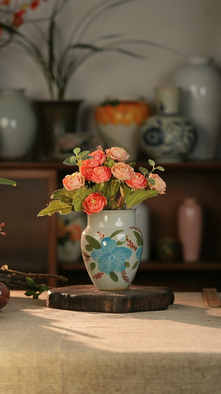 【闪购商品】瓶044景德镇陶瓷口高