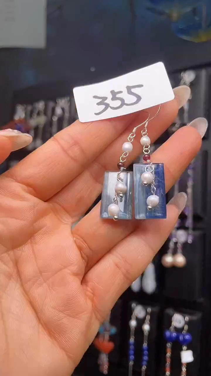 银S925镶嵌耳饰紫晶喜欢拍