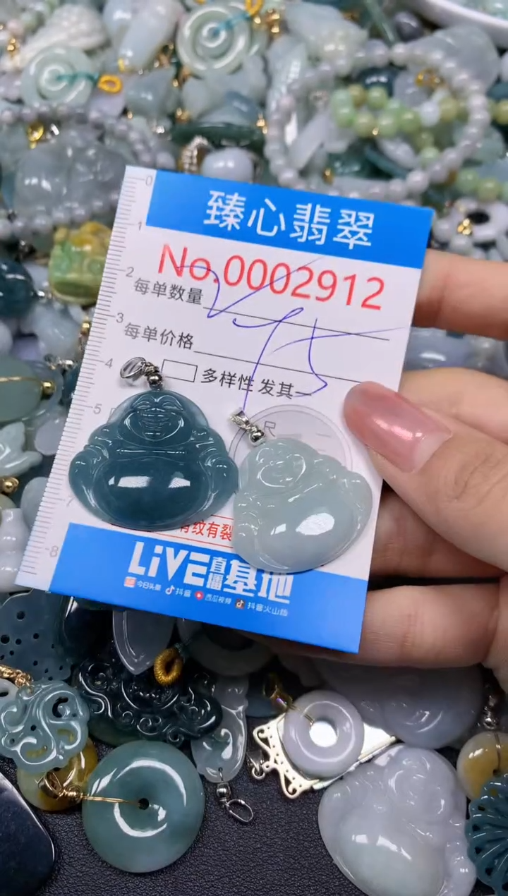 【闪购商品】翡翠颈饰未镶嵌含绳0002912