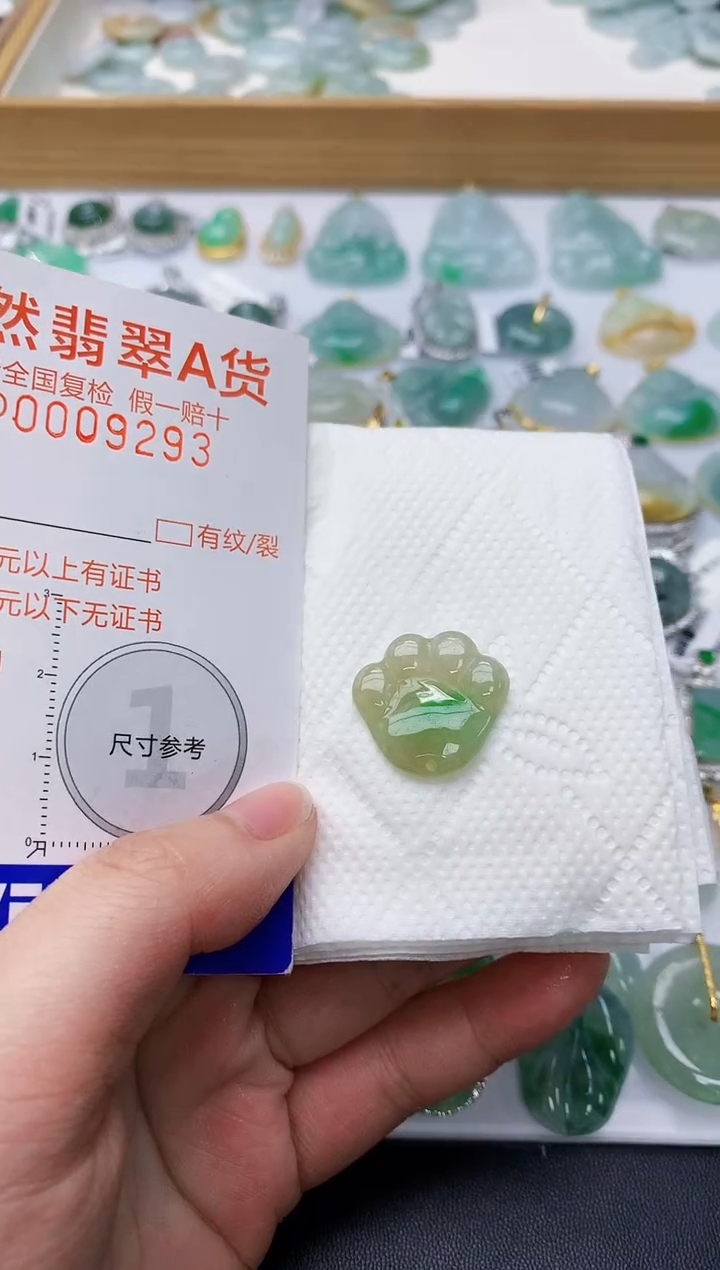 颈饰未镶嵌翡翠天然A货