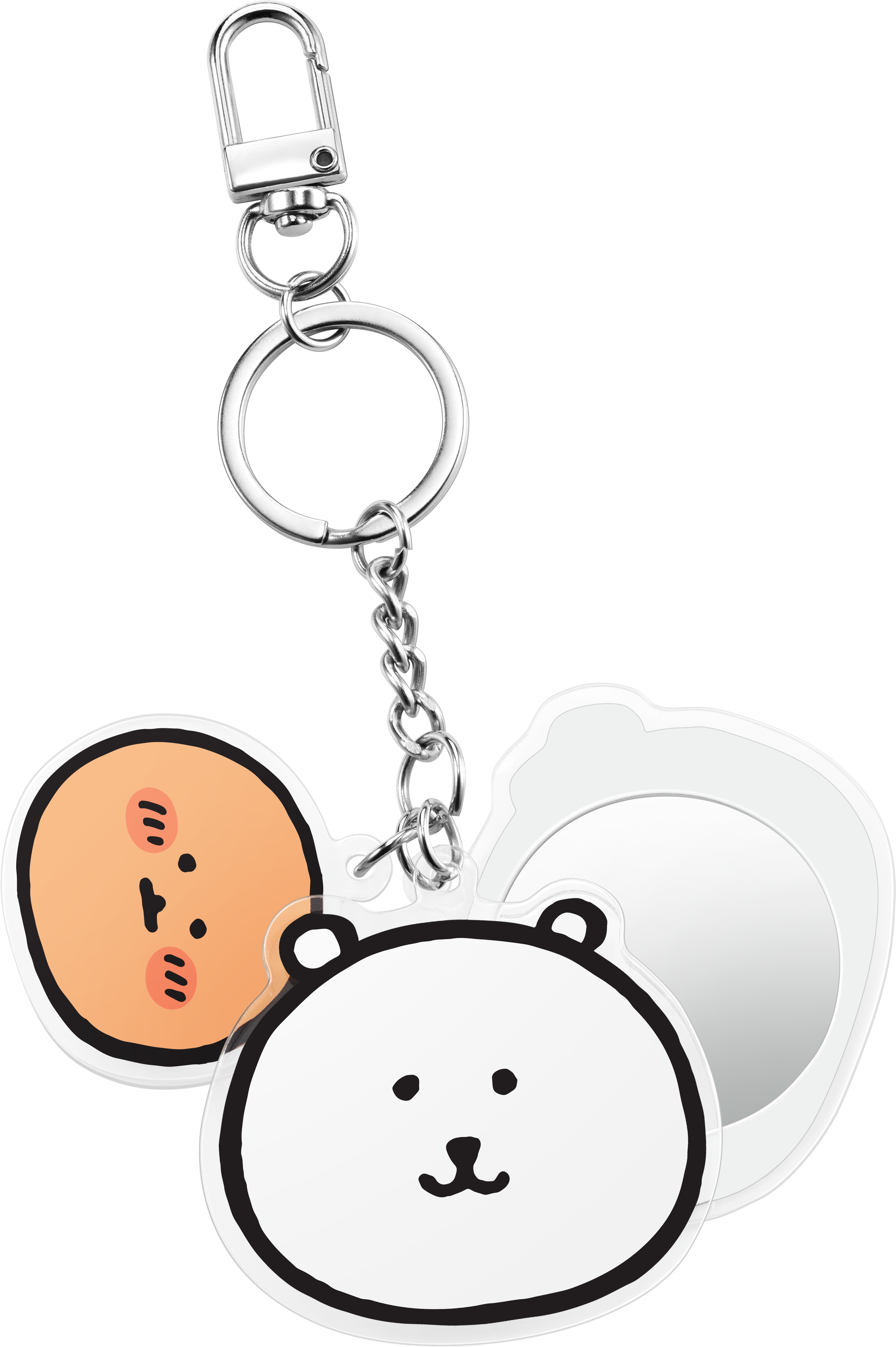 自嘲熊化妆镜挂饰