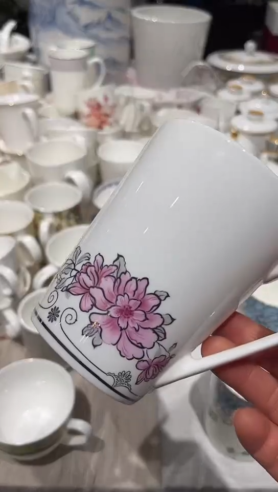 骨瓷杯子2个隆达骨瓷