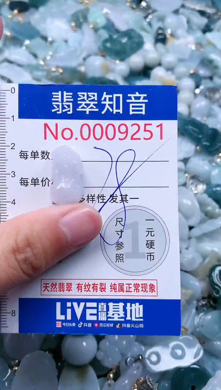 【闪购商品】翡翠吊坠(不含链)未镶嵌9251