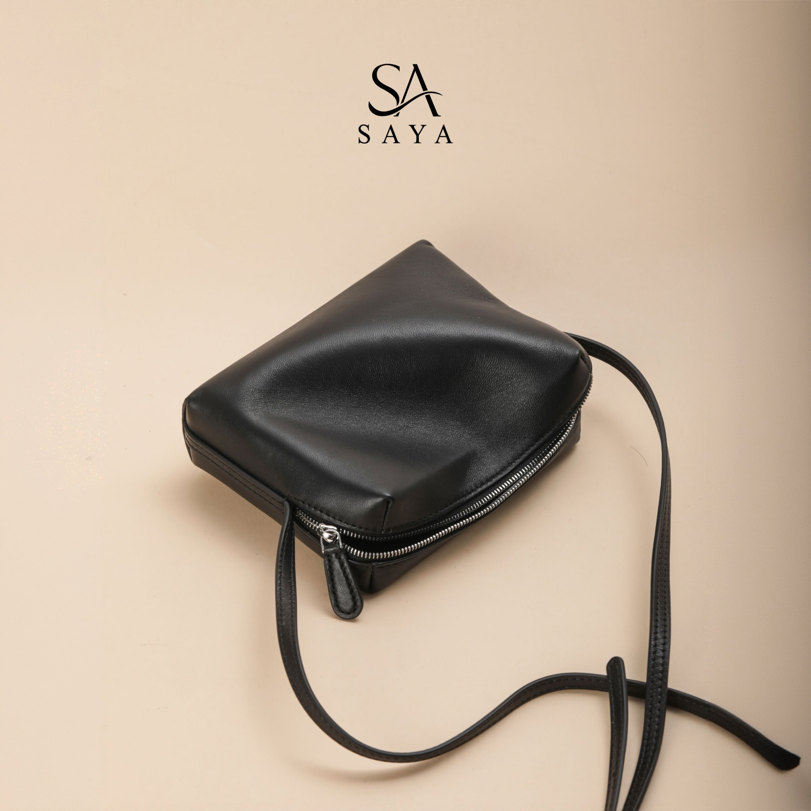 [茵予莎·SAYA]  TR斜跨小方包/羊皮/TRF002