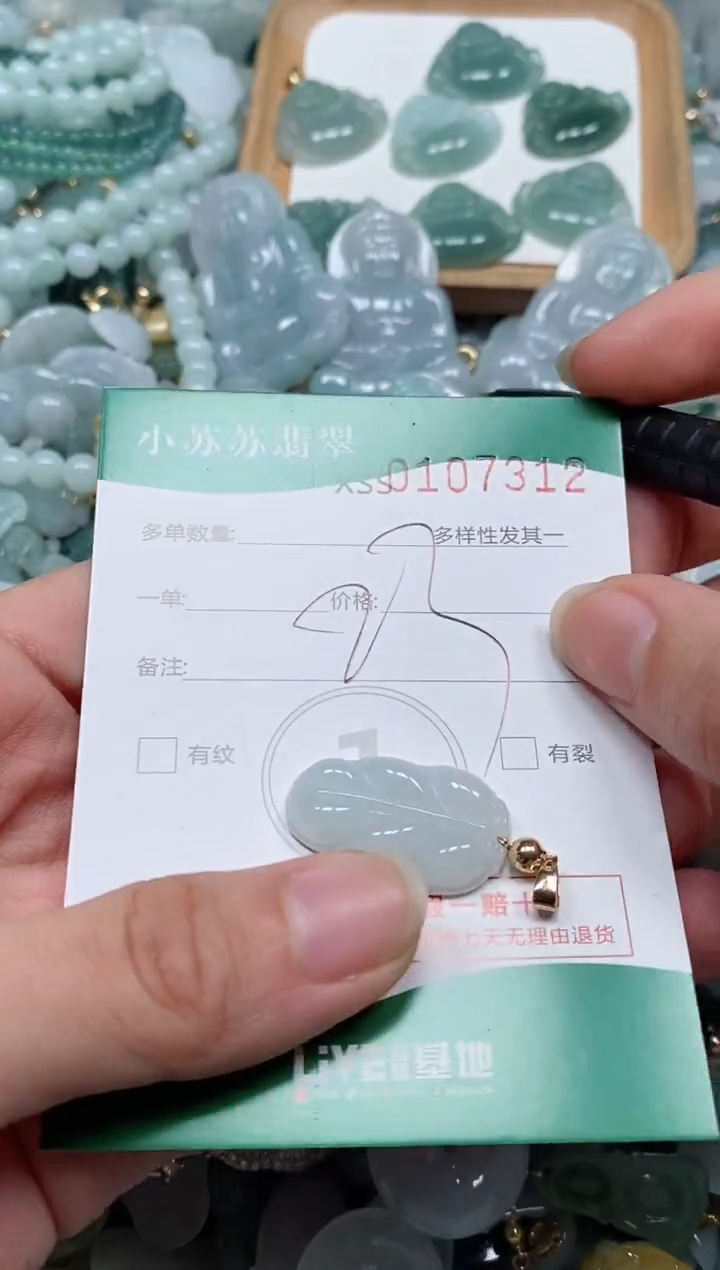 【闪购商品】翡翠颈饰未镶嵌闪购商品0107312