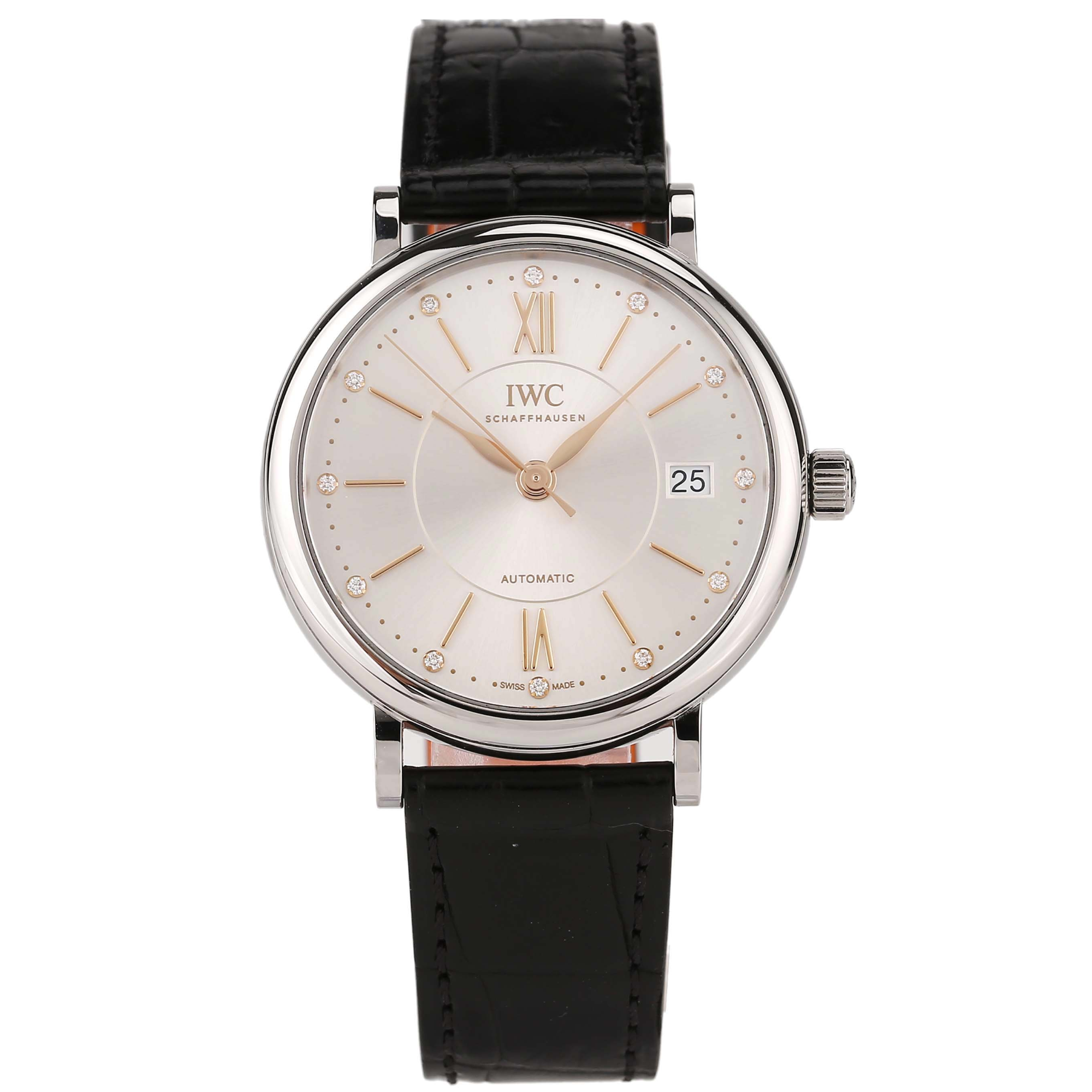 99新 IWC/万国 柏涛菲诺系列自动腕表IW458101表径37