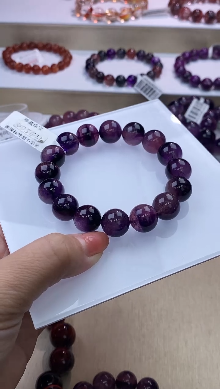 【闪购商品】水晶手链未镶嵌紫超七13m+