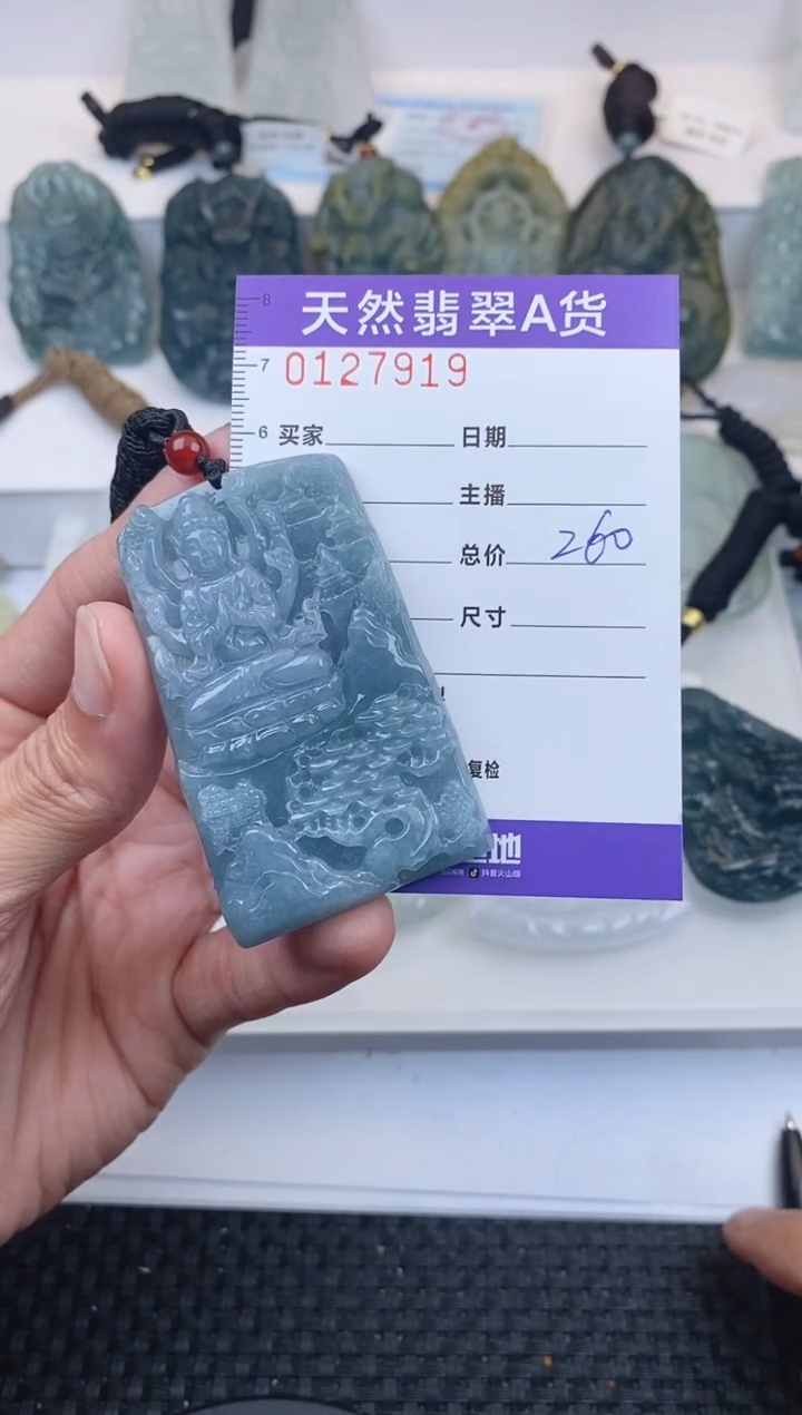【闪购商品】翡翠颈饰未镶嵌       919
