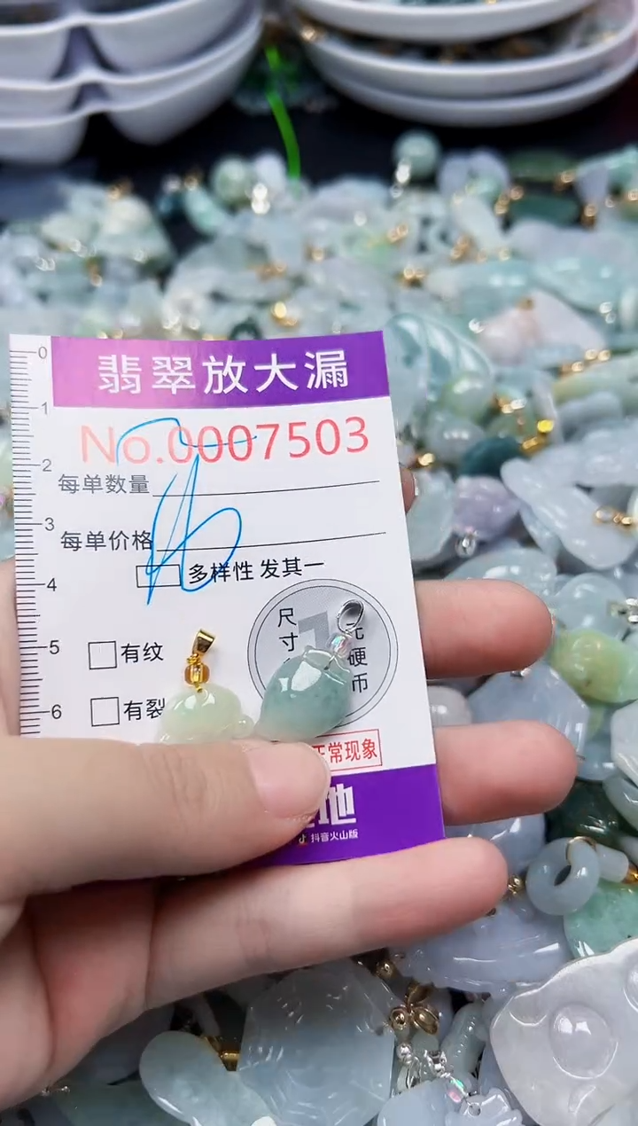 颈饰未镶嵌翡翠7503