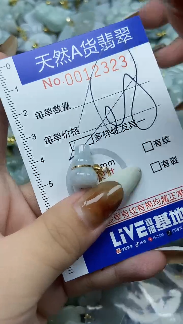 【闪购商品】翡翠颈饰未镶嵌天然A货翡翠