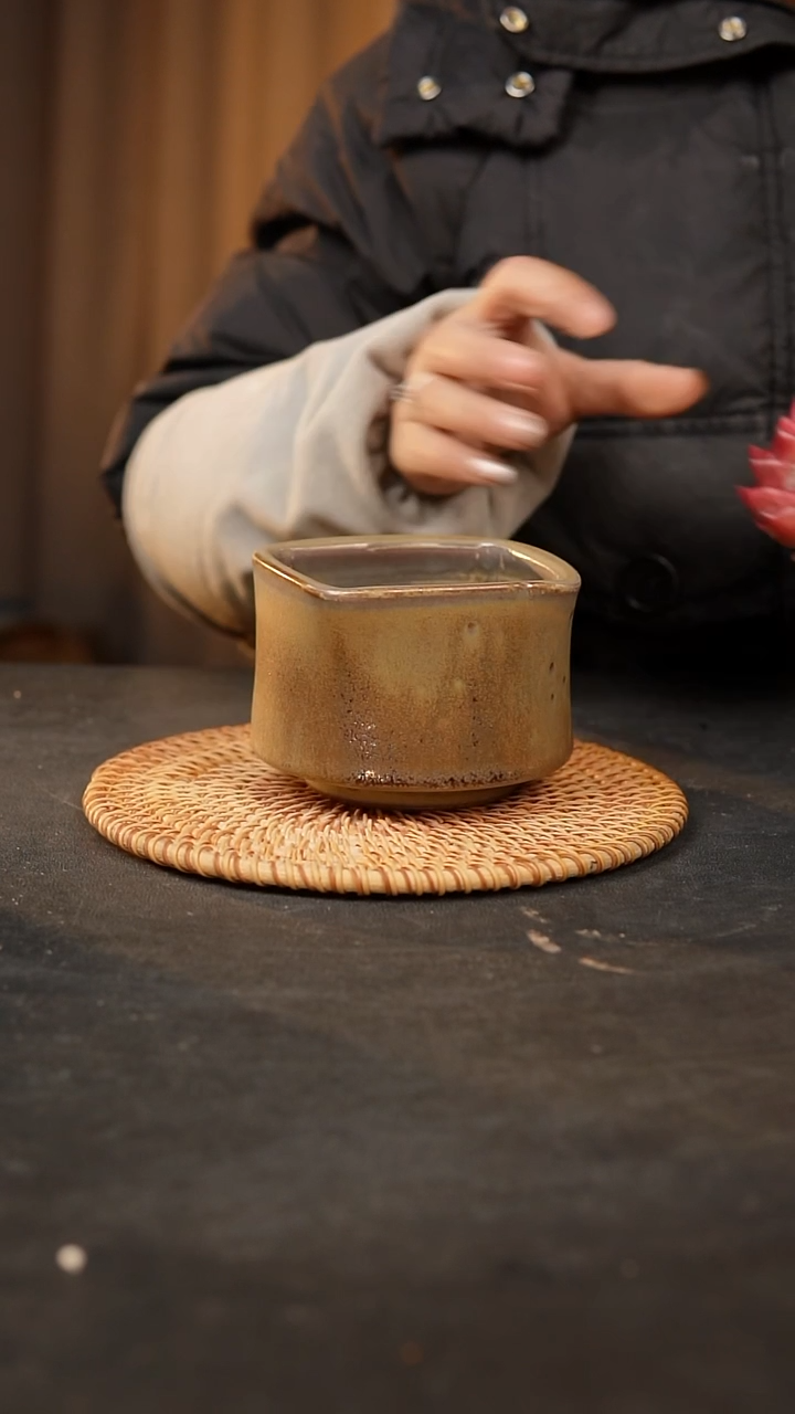 【闪购商品】瓷片泥泥手工花盆口8