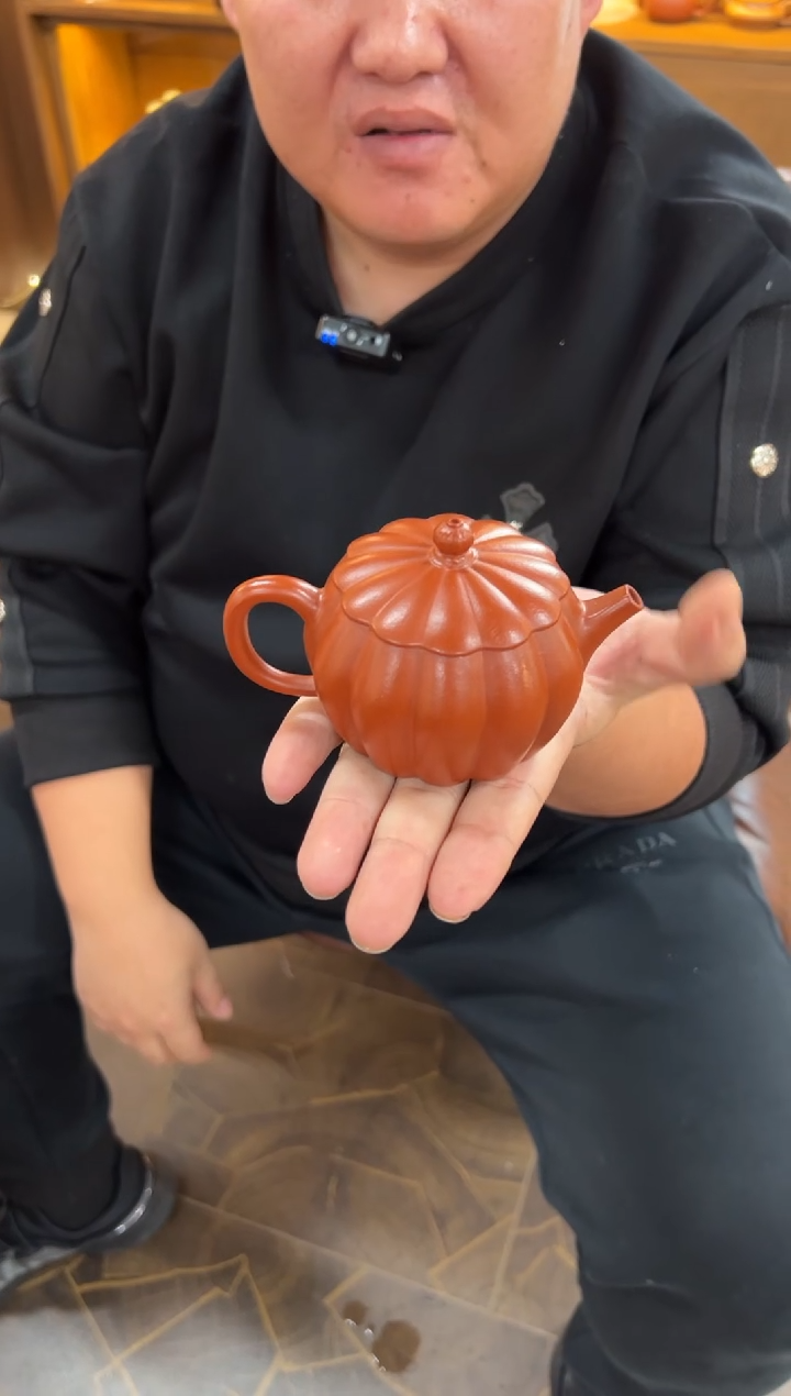 【闪购商品】紫砂茶壶【头哥手工壶】锦鼓