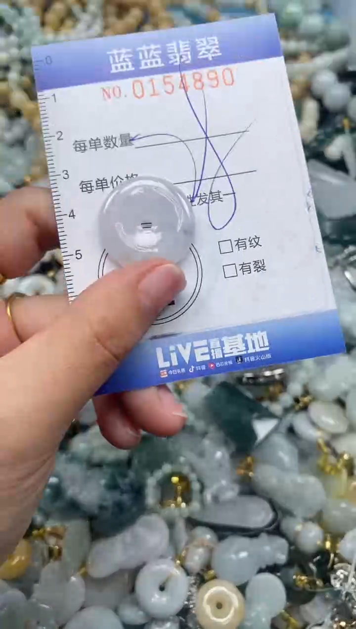 【闪购商品】翡翠颈饰未镶嵌闪购0154890多样性发其一