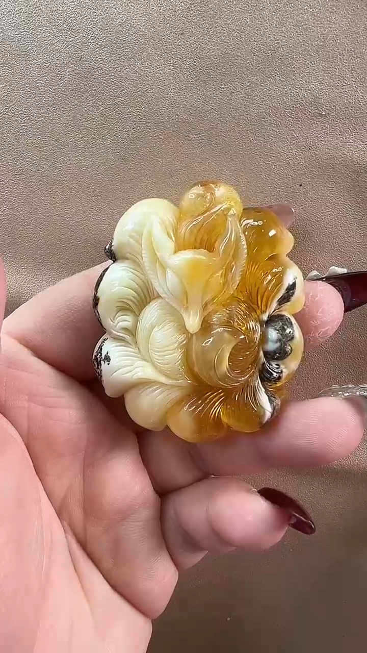 【闪购商品】琥珀颈饰未镶嵌吊坠