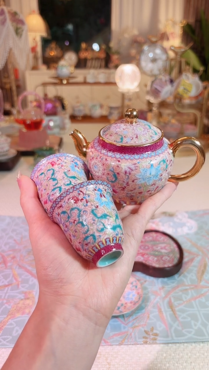 花开盛世----1壶2杯---