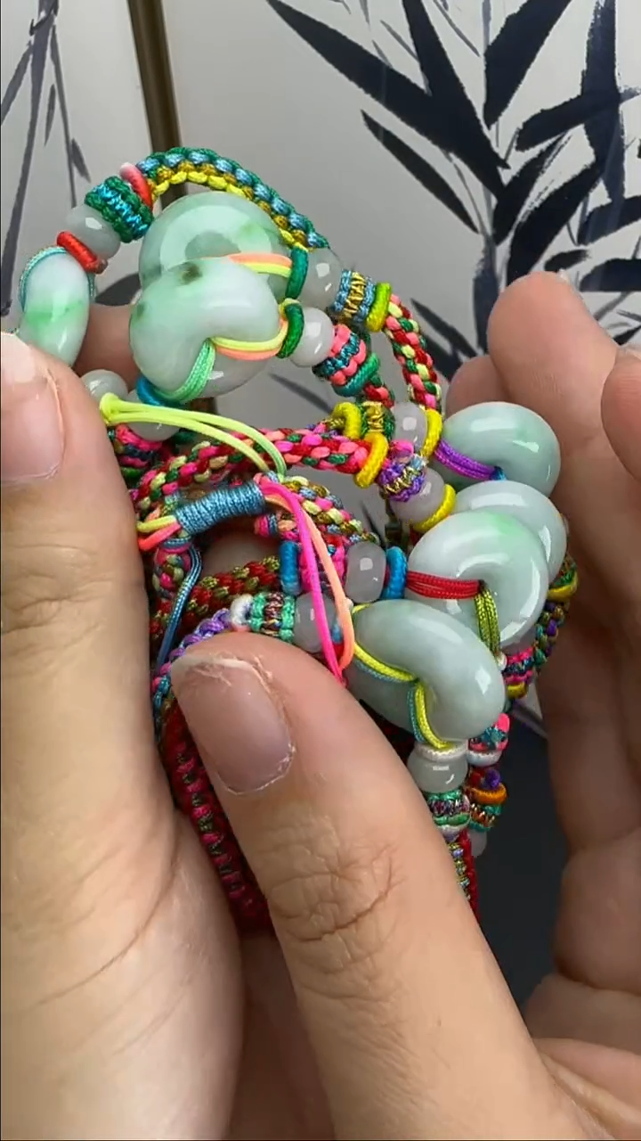 未镶嵌手绳翡翠JJD1129053多样性发一