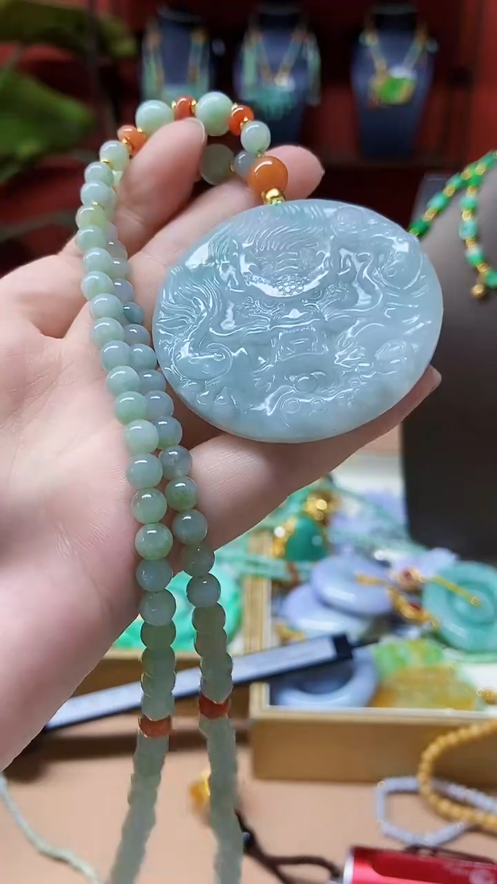 颈饰未镶嵌翡翠翡翠吊坠