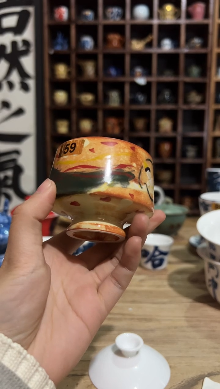 【闪购商品】观云听雨原创手绘茶具