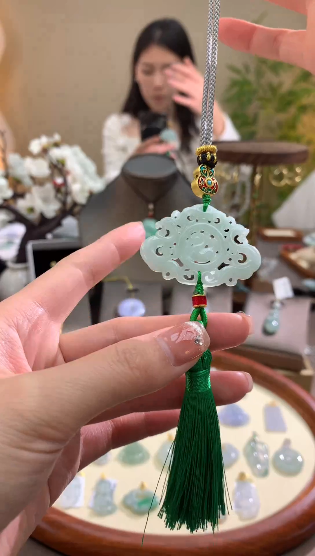 【闪购商品】翡翠颈饰未镶嵌车挂饰