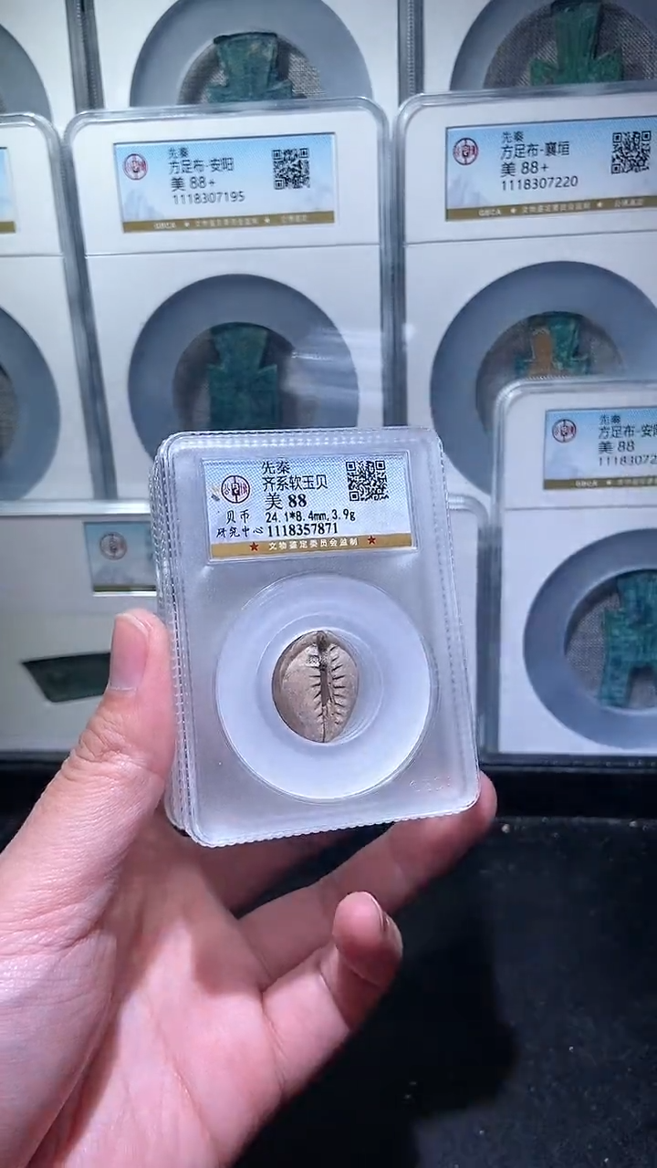 【闪购商品】铜历代 软玉贝88分一枚