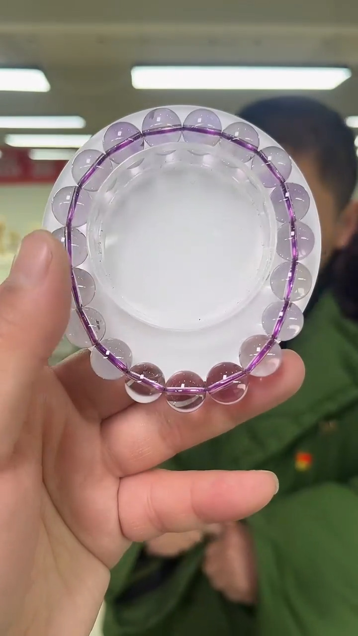【闪购商品】紫晶手链未镶嵌天然手串多样性发一11mm