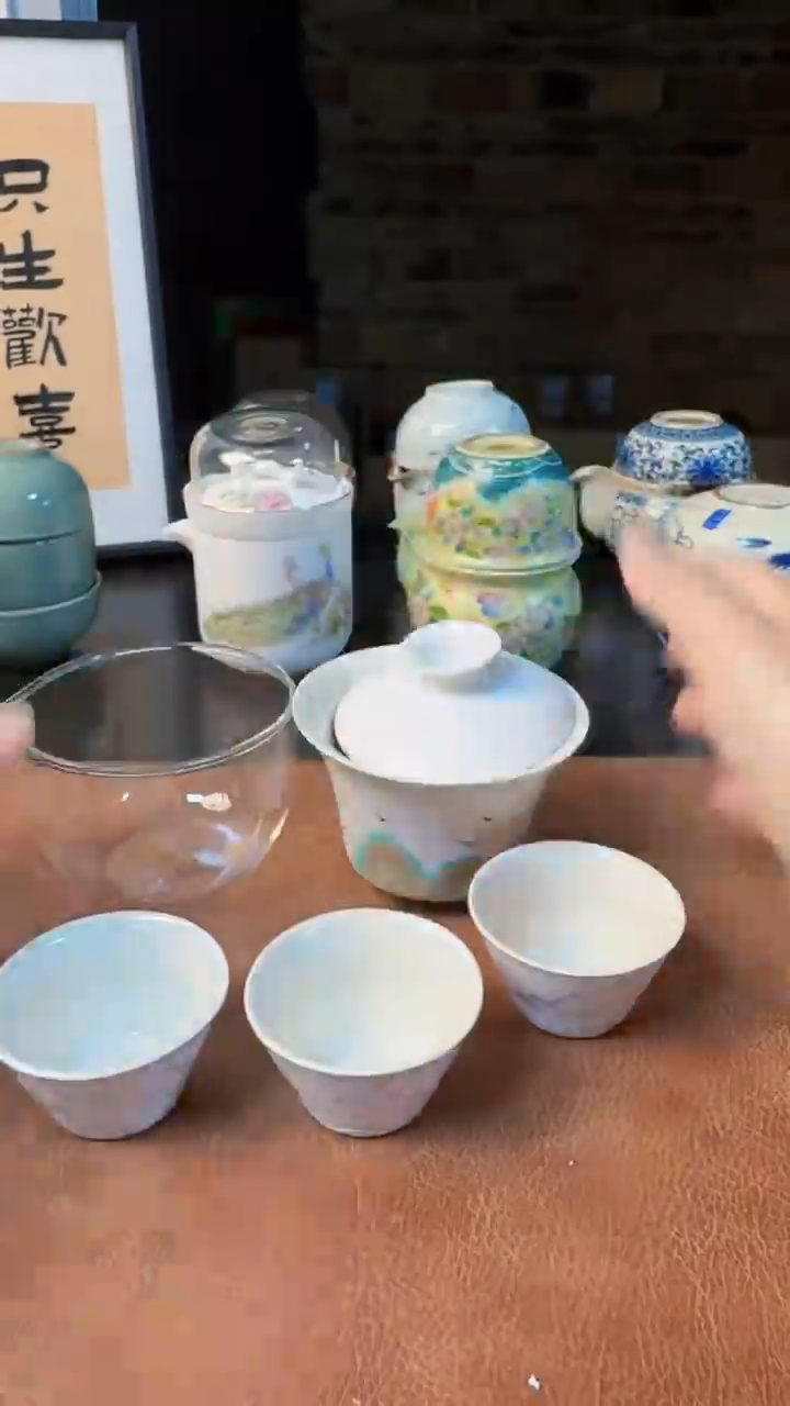 【闪购商品】杯德化白瓷，快客茶具