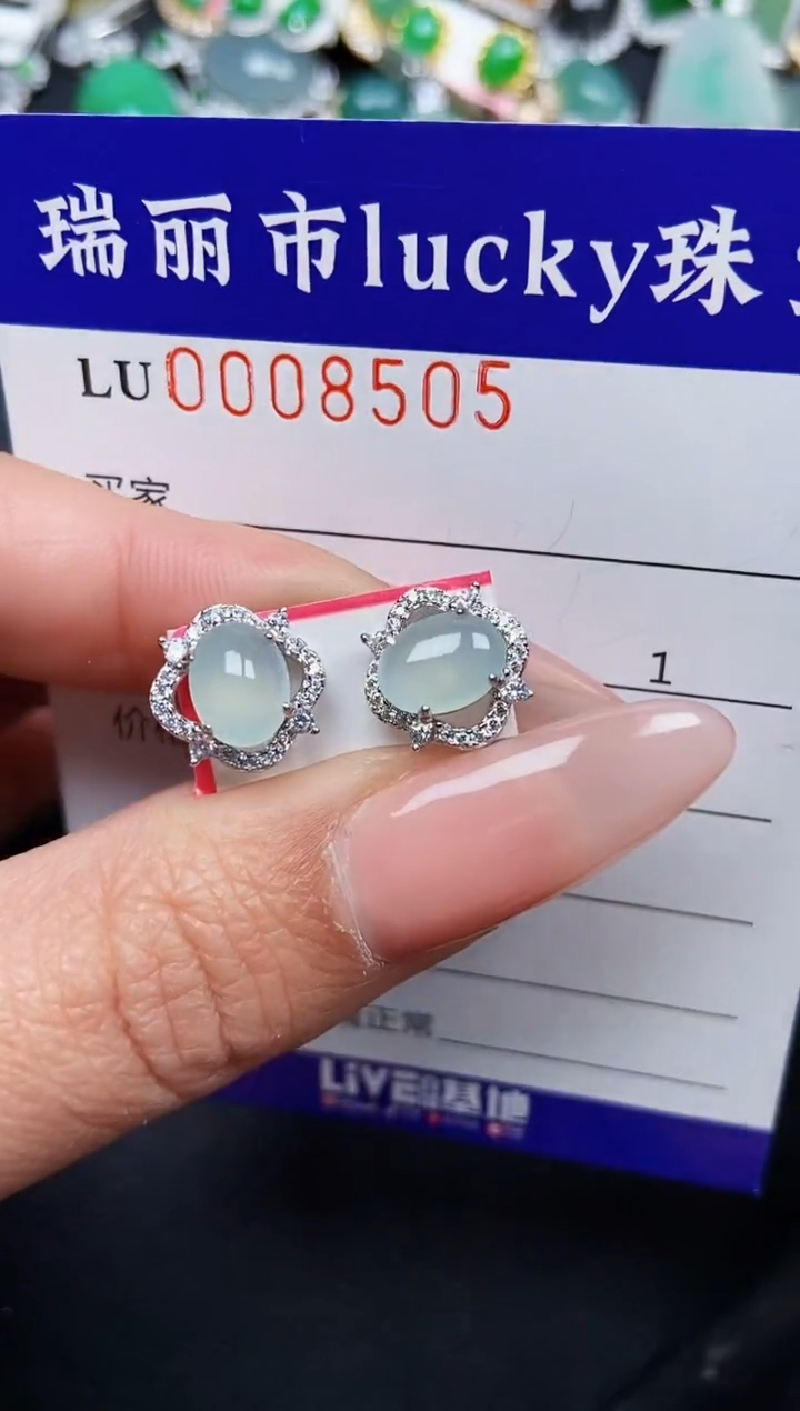 【闪购商品】翡翠颈饰银S925镶嵌8505