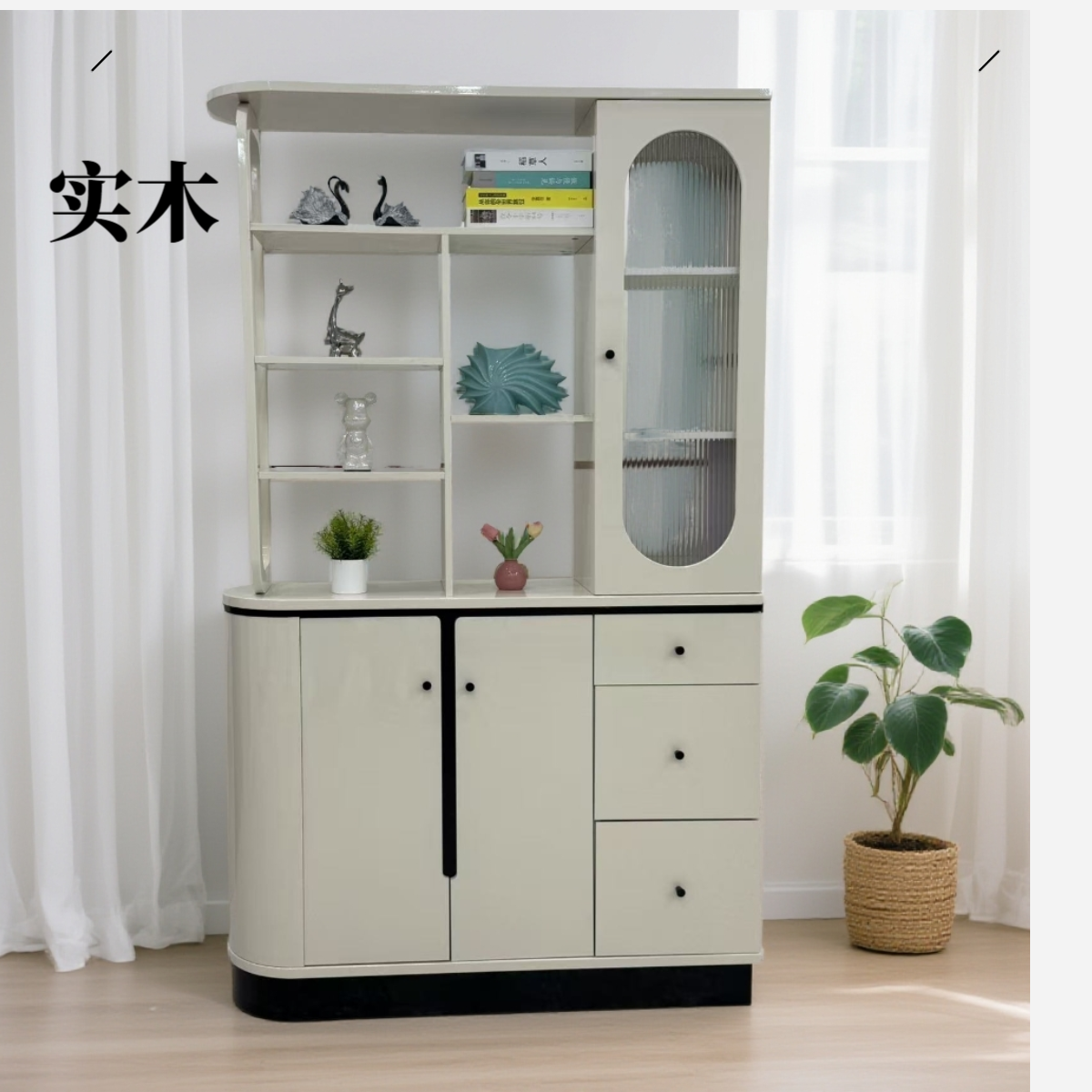 1.2双面双开活动款专用玄关柜隔断门厅柜链接