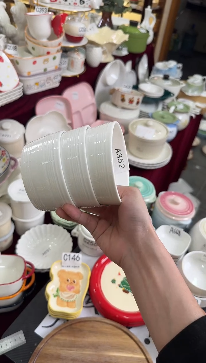 摆件陶A352-3个   仓库微瑕陶瓷清仓福利