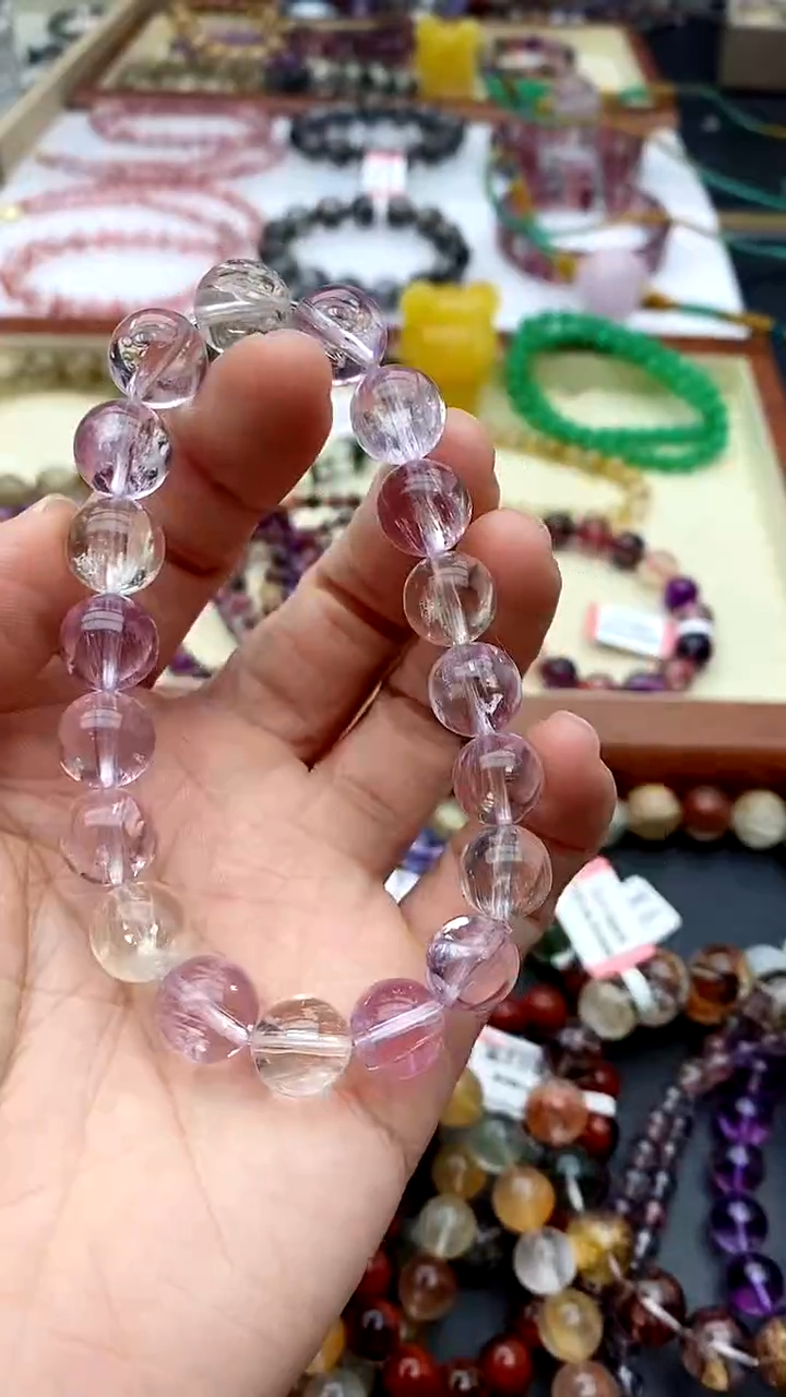 【闪购商品】锂辉石手链未镶嵌紫锂辉