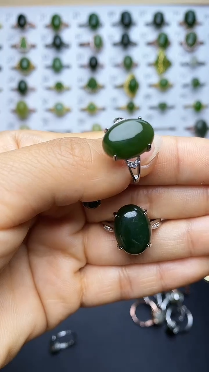 【闪购商品】和田玉戒指未镶嵌1