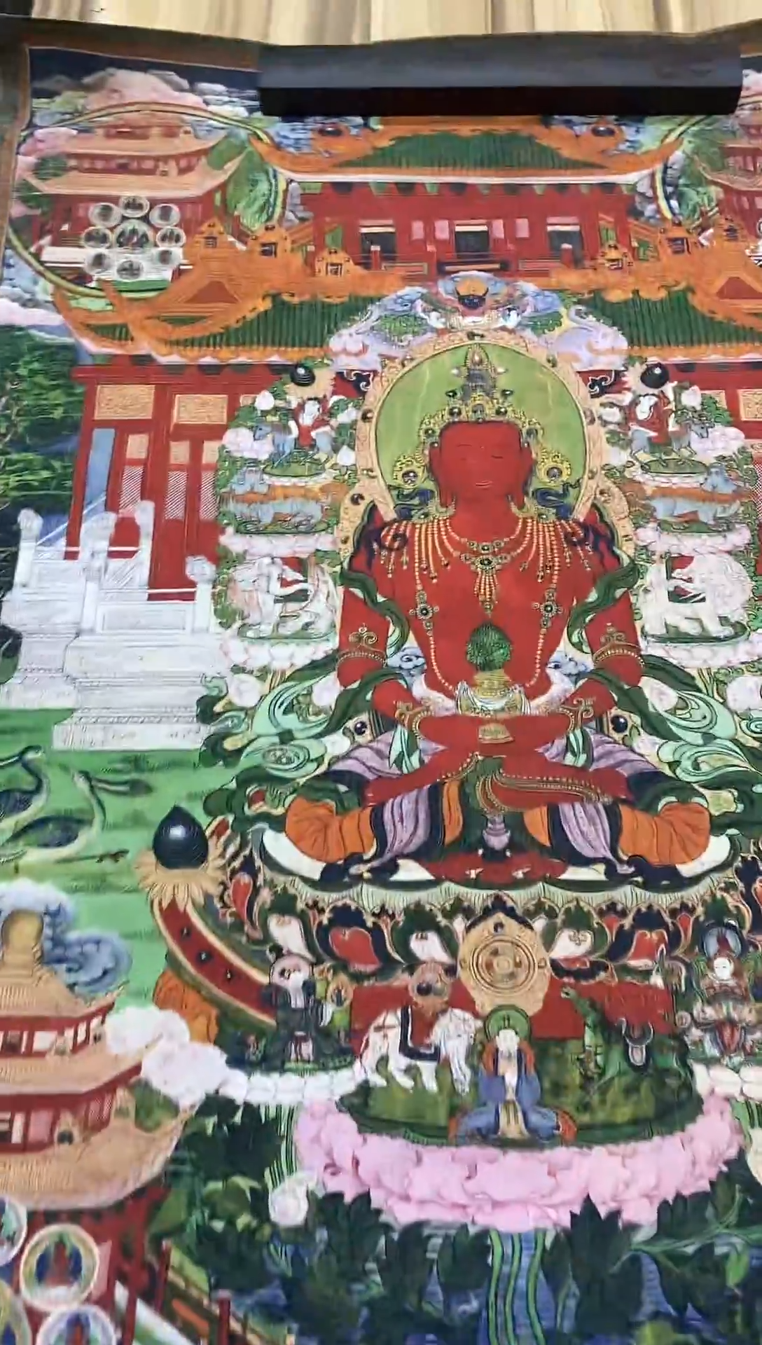 卷轴画精品挂饰 唐卡tk16098