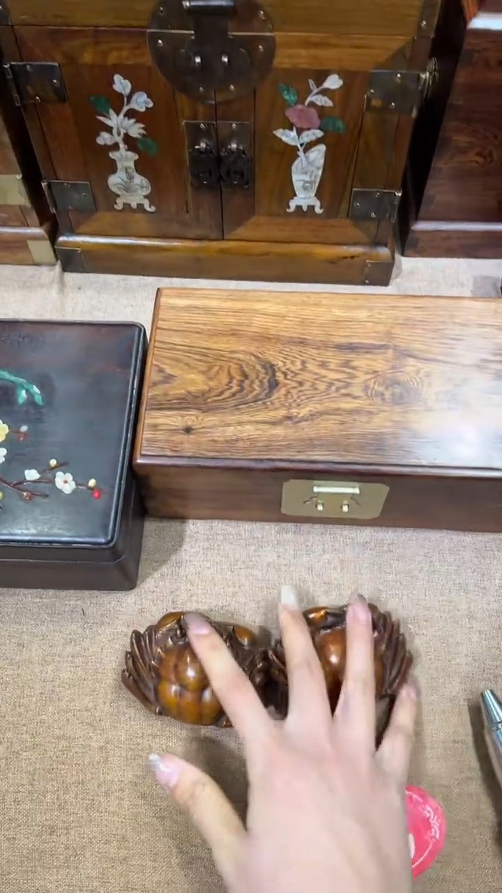 木素面  首 饰盒