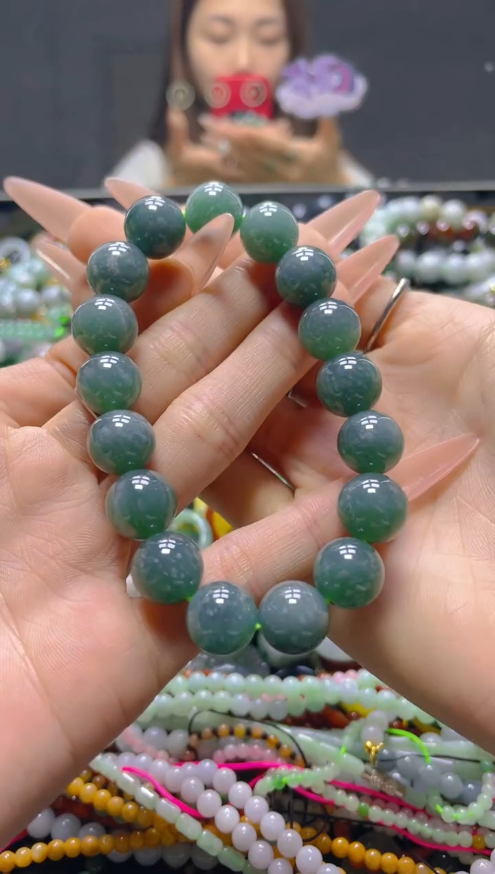 颈饰未镶嵌翡翠12MM