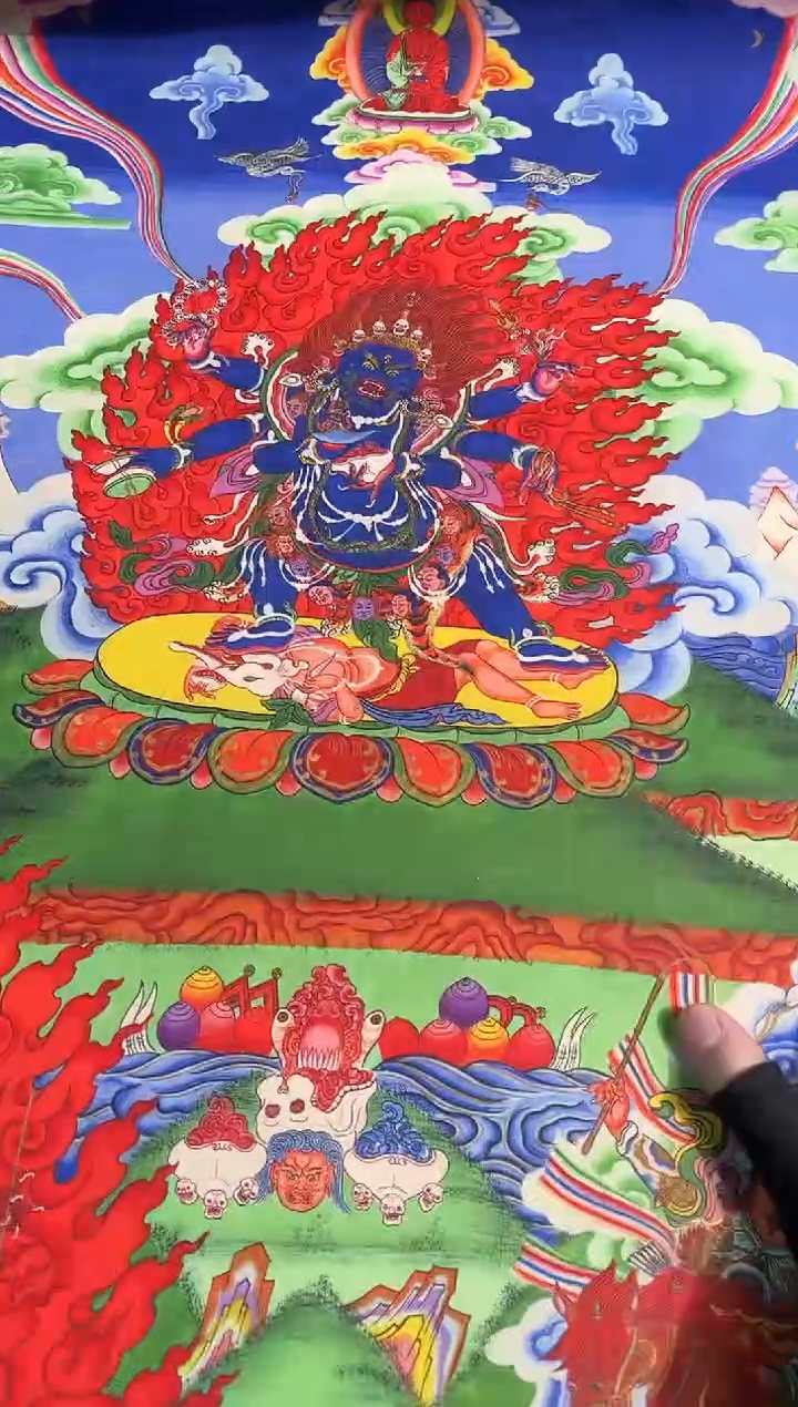 卷轴画天天的唐卡tk160