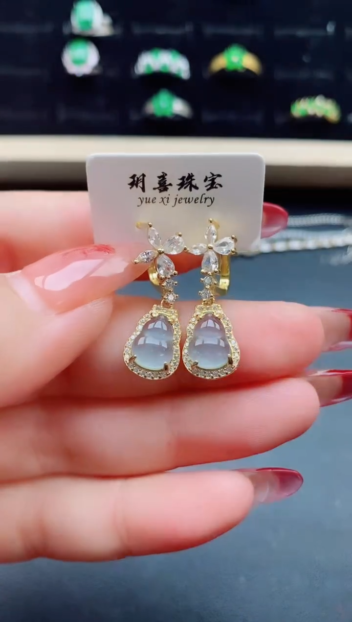 【闪购商品】翡翠戒指银S925镶嵌321321