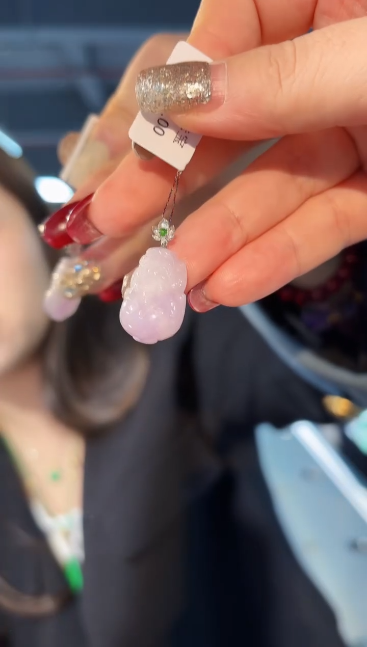 【闪购商品】翡翠颈饰18K金镶嵌缅料A货/支持复检/一件