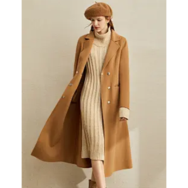 （074-082）短款  冬季新品羊毛大衣显瘦女装