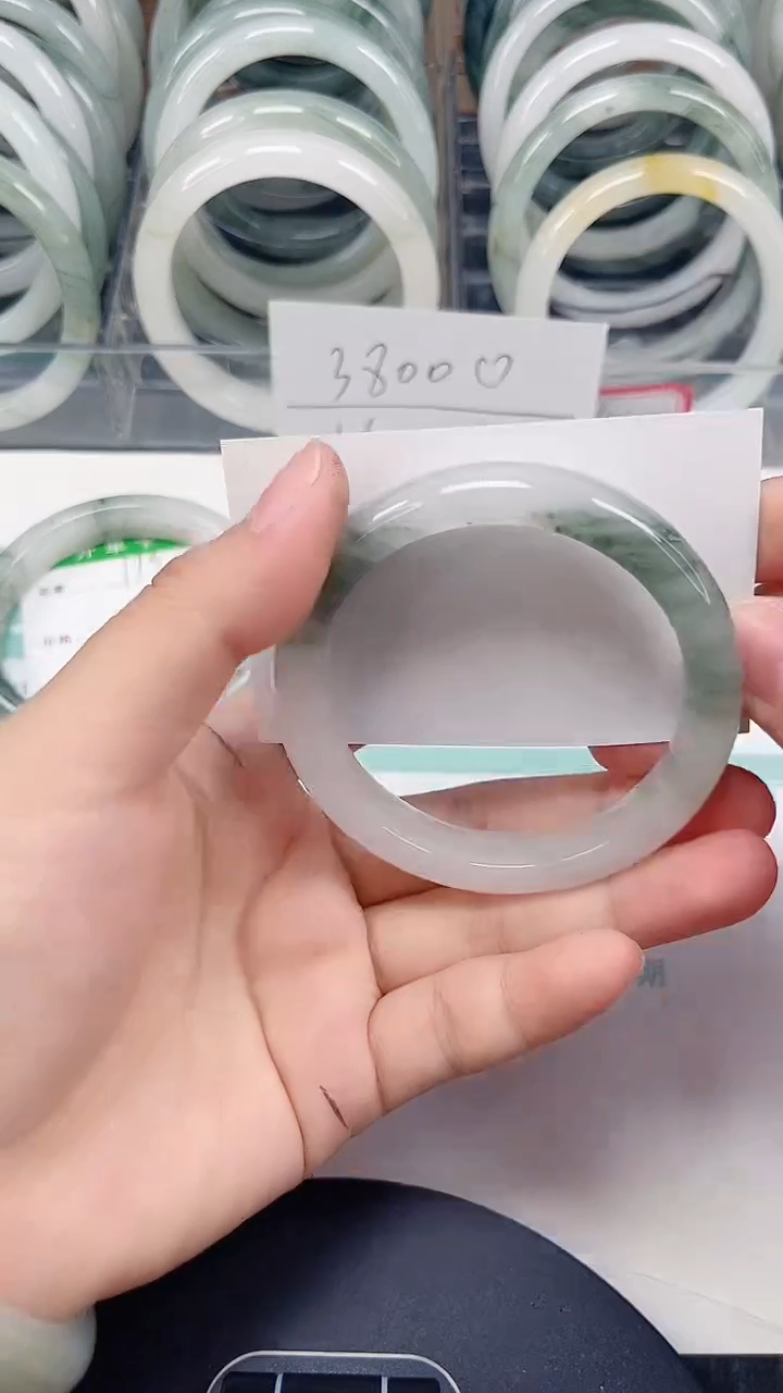 未镶嵌手镯石英质玉120-53/54