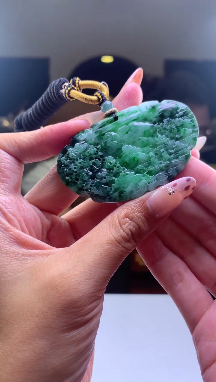 【闪购商品】定制翡翠未镶嵌挂件发货（拍一发一）