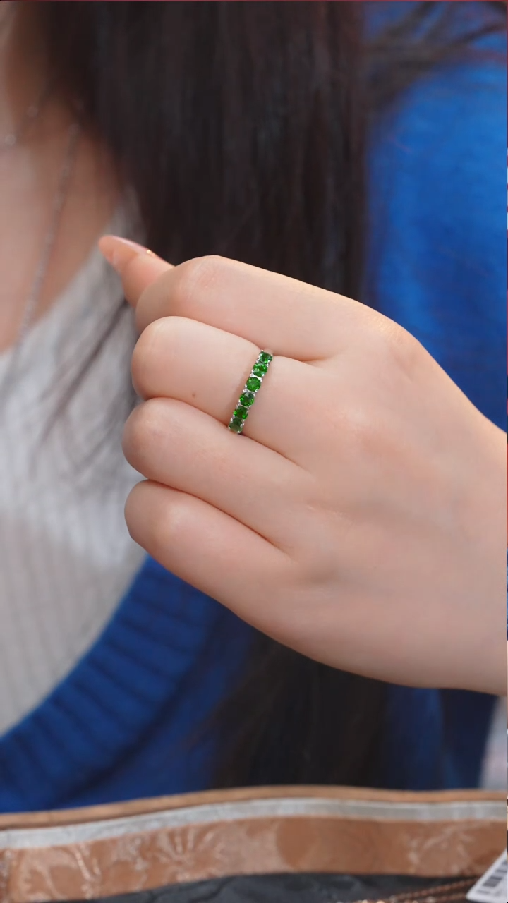 【闪购商品】透辉石戒指未镶嵌多样性发 @@W7518