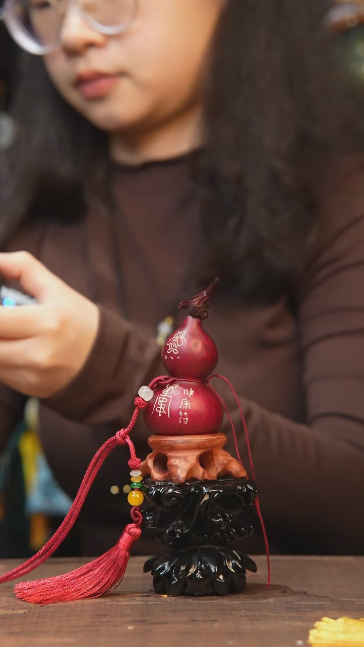 【闪购商品】68号-大漆小葫芦挂件