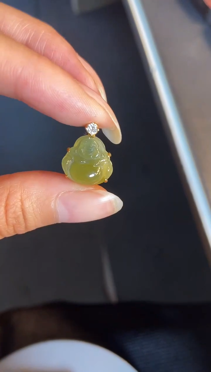 吊坠(不含链)银S925镶嵌翡翠1