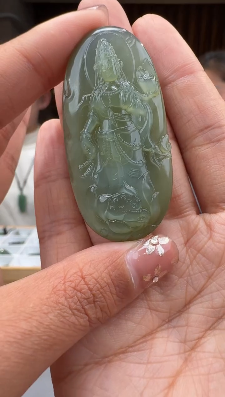 【闪购商品】和田玉77未镶嵌1.24晓莹