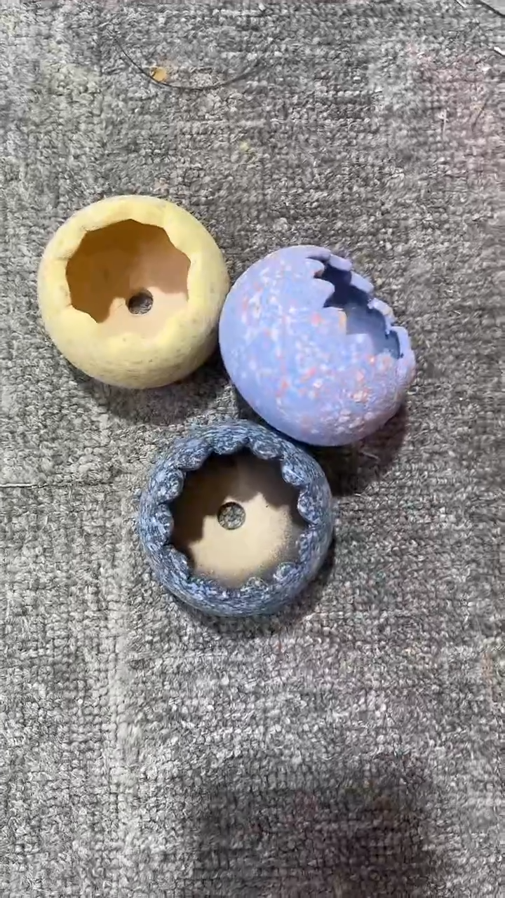 麦饭石粗陶多肉花盆三个