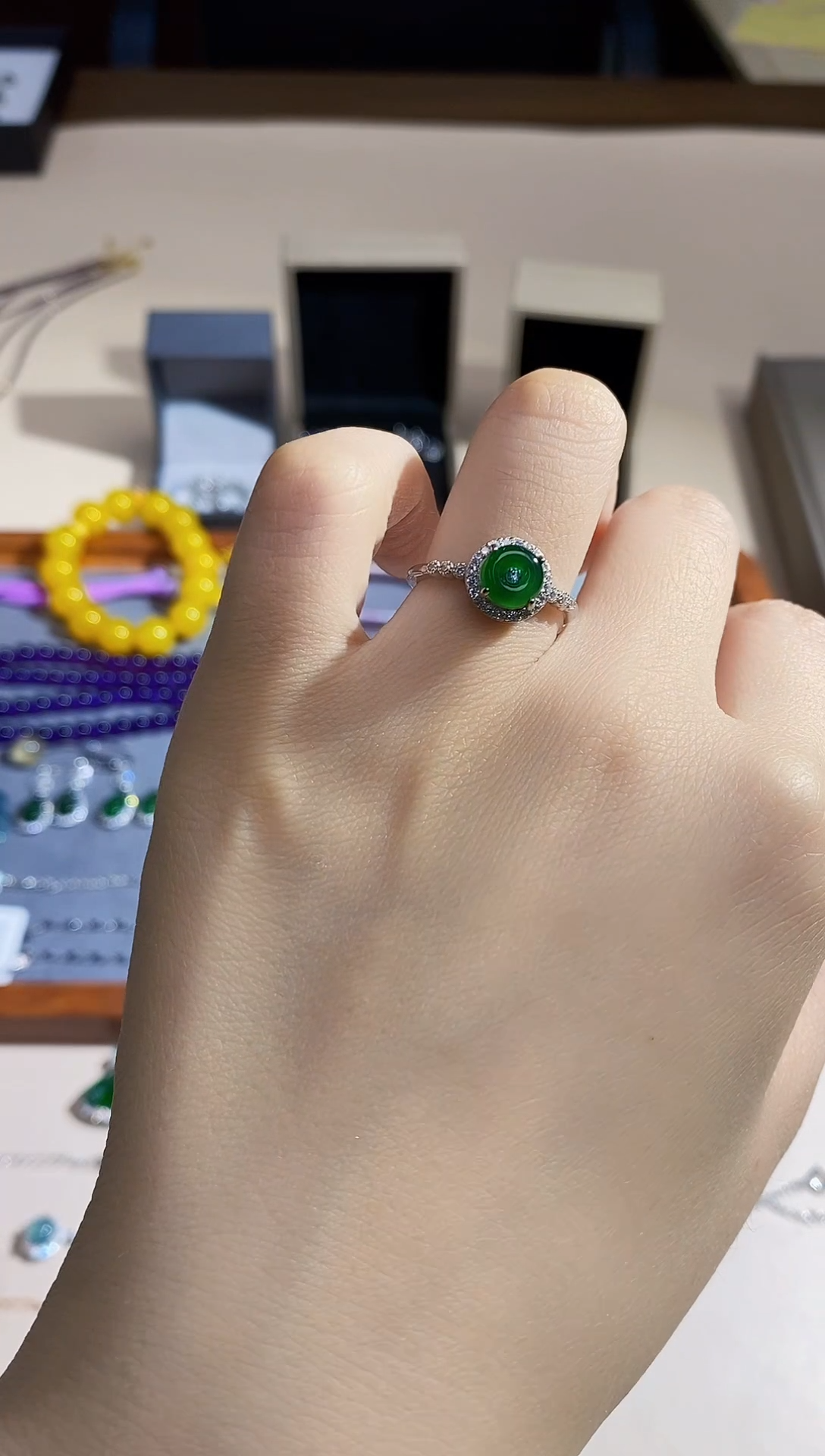 【闪购商品】翡翠戒指未镶嵌多样性 发其一  【45】