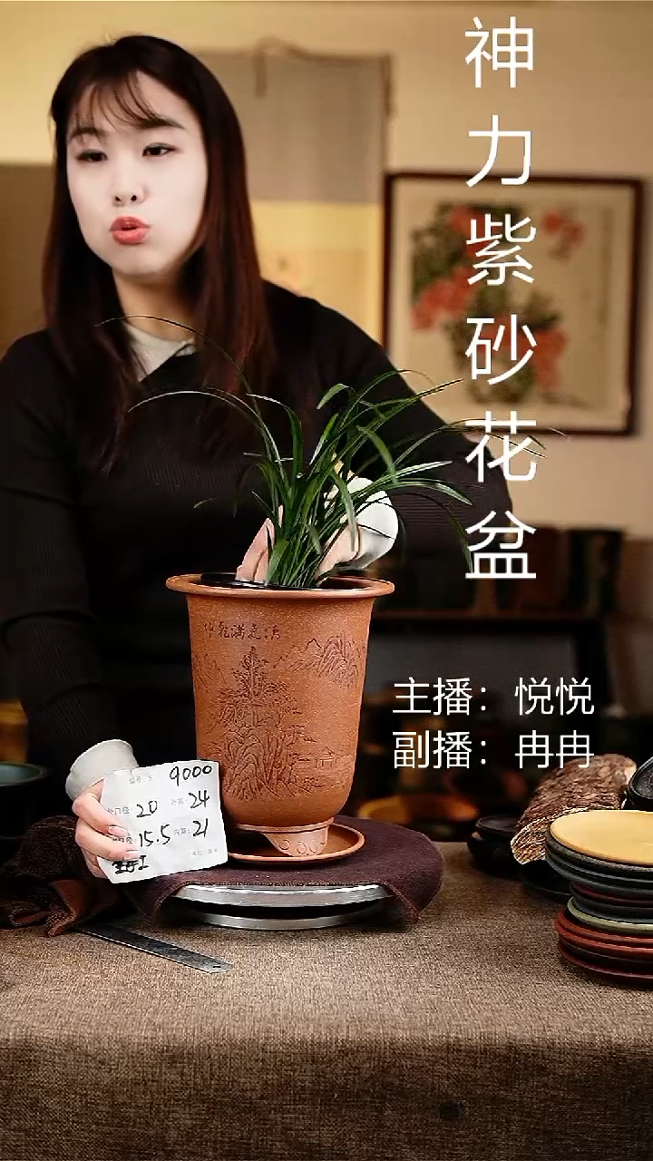 紫砂花盆花卉工艺9000+z