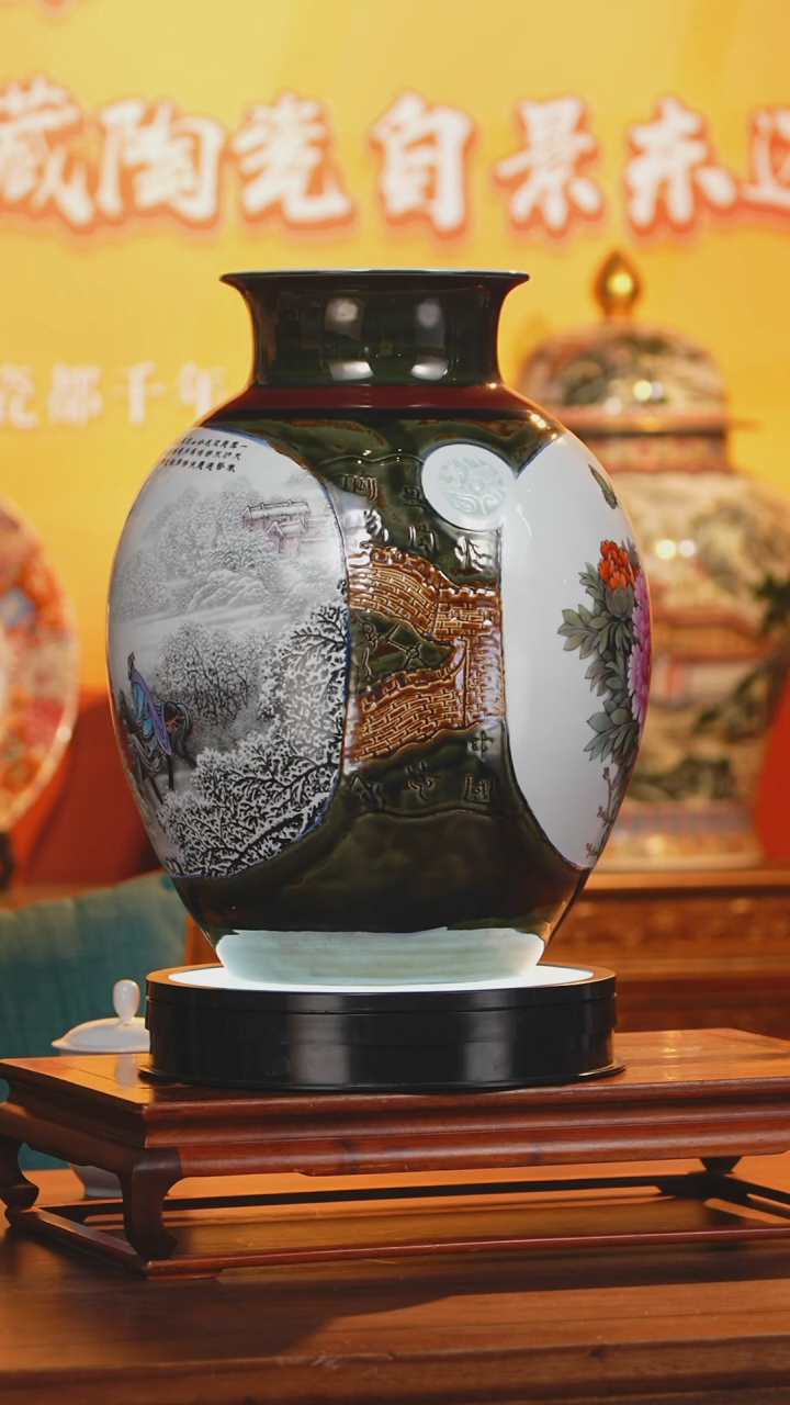 【闪购商品】摆件《景东陶瓷》艺术摆件W743