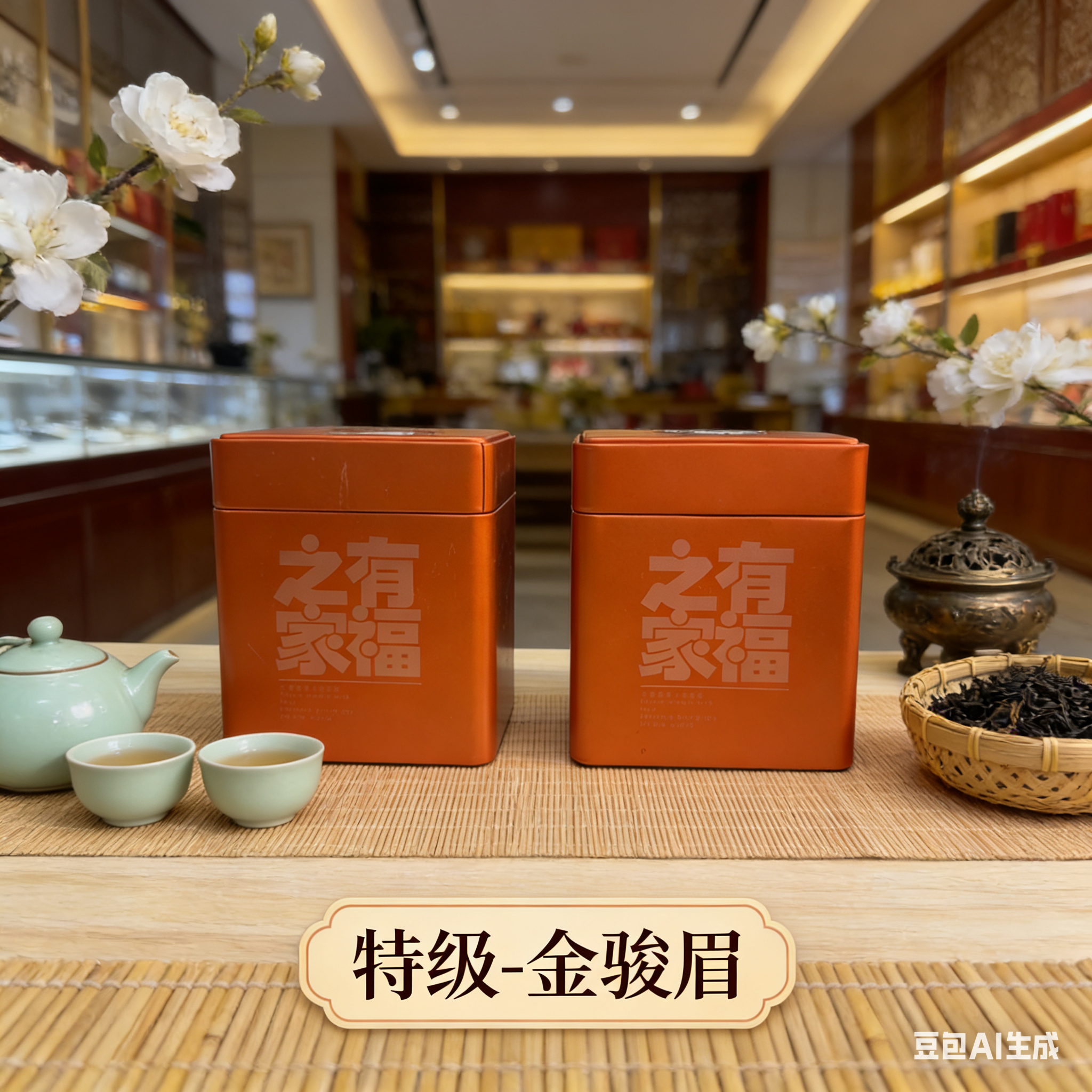 粉丝福利-飞鹤-特级金骏眉 茶柜同款 口粮茶多款罐子随机发