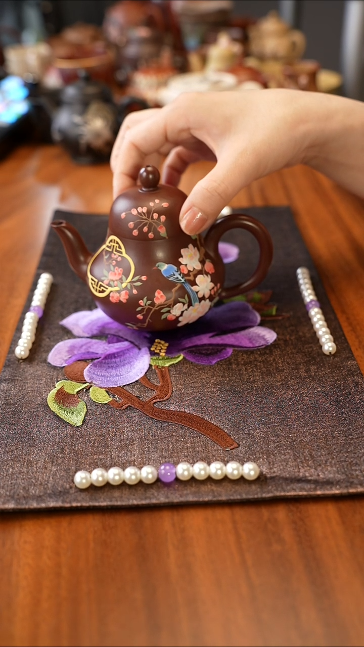 茶壶紫砂紫泥思婷